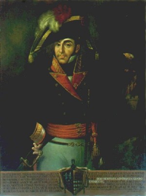 retrato del general Menacho